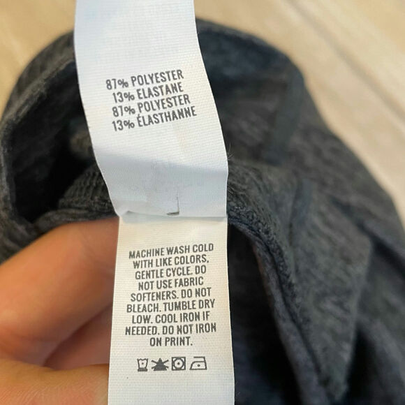 Offline Aerie The Hugger High Rise Leggings Women’s Size Small Black Gray Soft - Picture 5 of 9